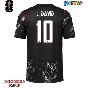 Canada Jonathan David #10 Udebanetrøje VM 2026 Kort ærmer Canada Jonathan David #10 Udebanetrøje VM 2026 Kort ærmer